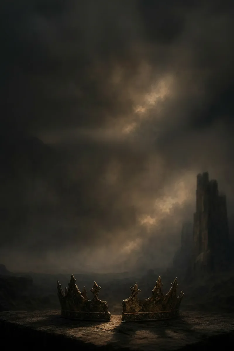 THE SHATTERED CROWN cover